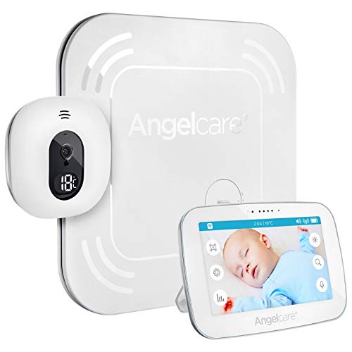 Angelcare AC315 - Babyphone Vidéo & Son et Moniteur de mouvements - Caméra sans Fil avec Ecran...