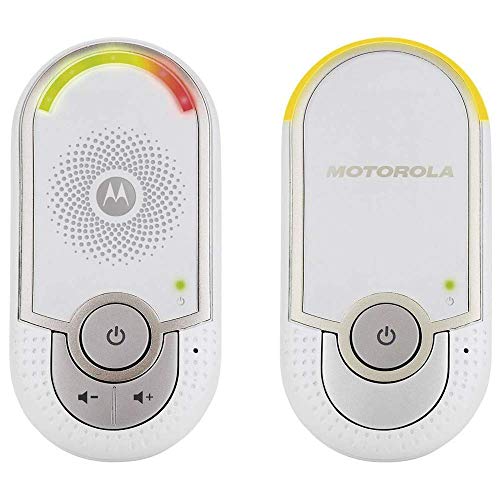 Motorola MBP 8 - Babyphone audio DECT avec Prise murale plug 'n go - éco mode et veilleuse - Blanc